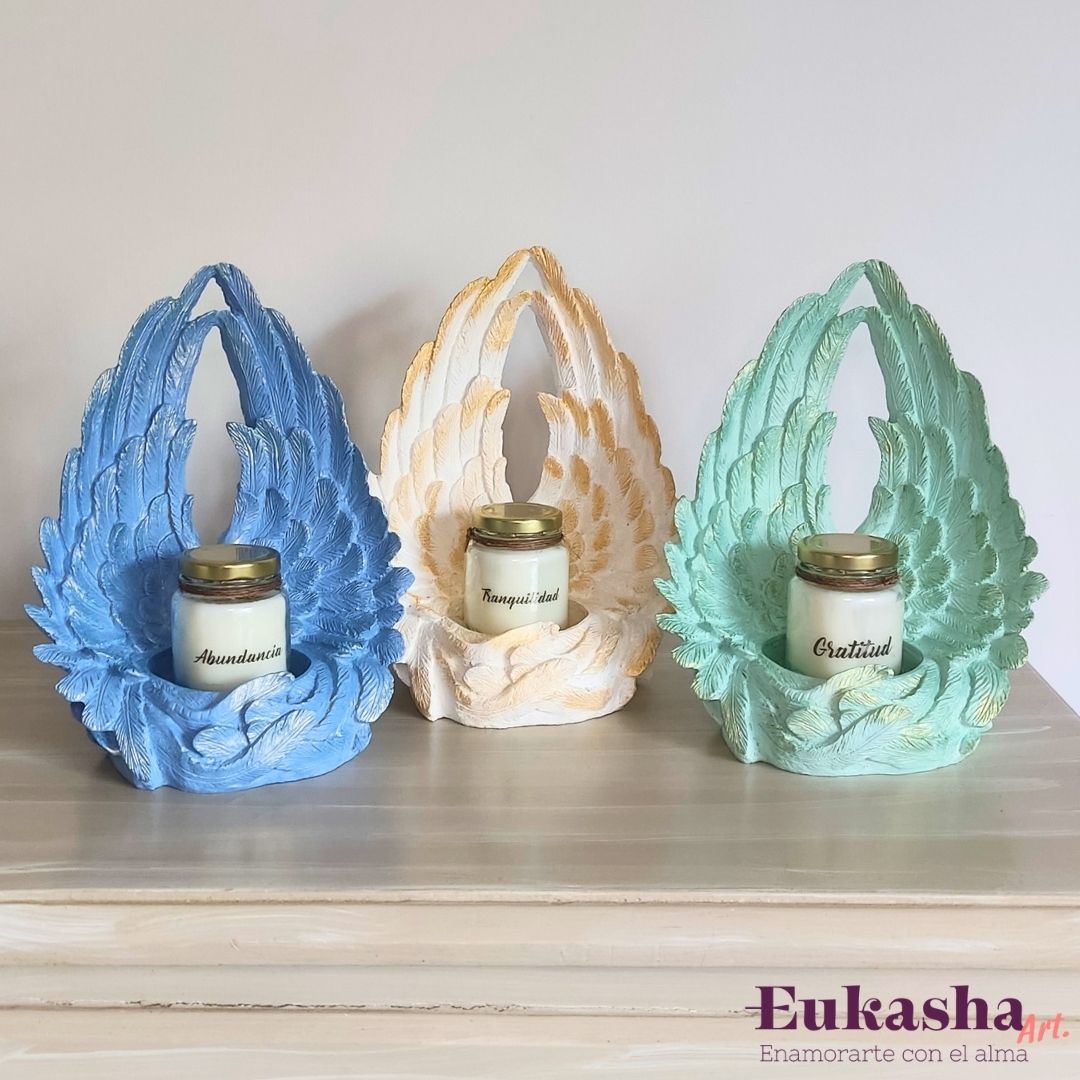 Portavela grande Alas de Luz ✨