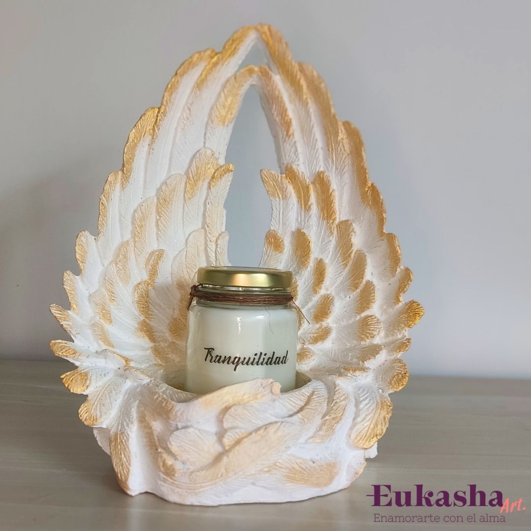 Portavela grande Alas de Luz ✨