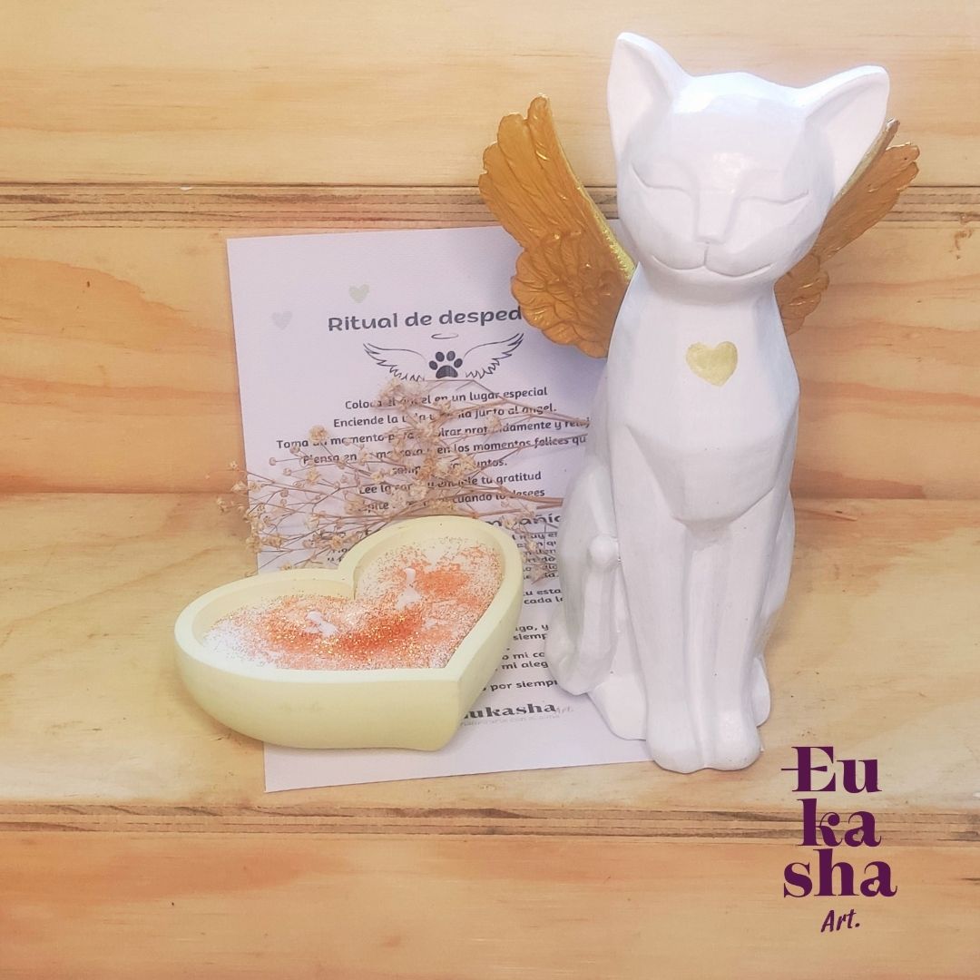 Ritual de despedida compañía fiel gatico