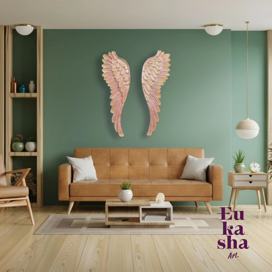 Alas decorativas pared